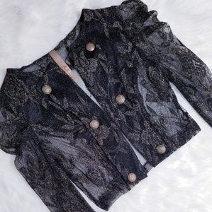 NEW! Black & Gold Blazer